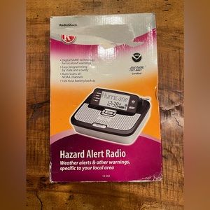 Hazard Alert Radio- still in box. Works!